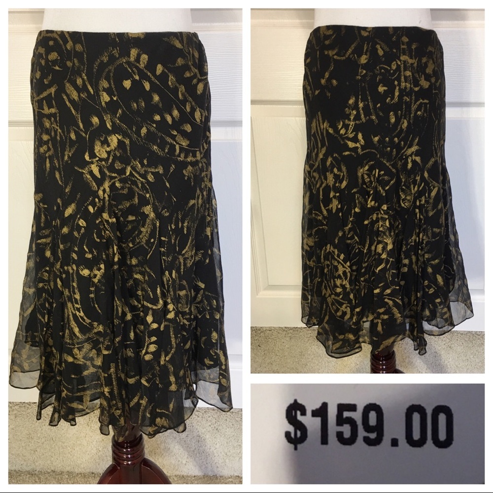 NWT! Silk! Ralph Lauren silk skirt